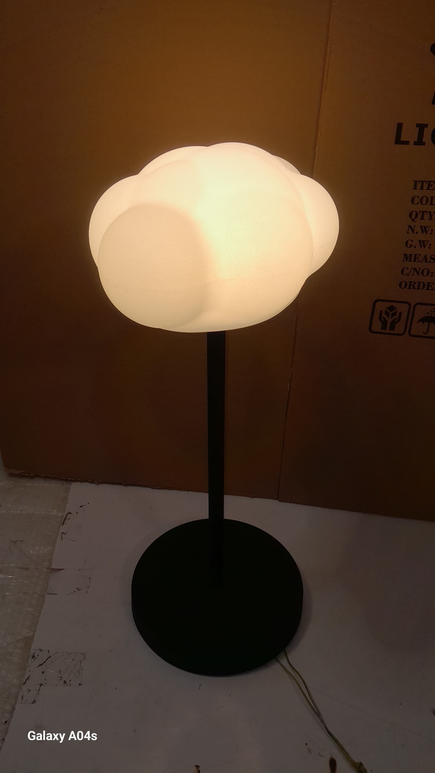 آباژور رومیزی مدرن مینیمال کودک طرح ابر - Image 7